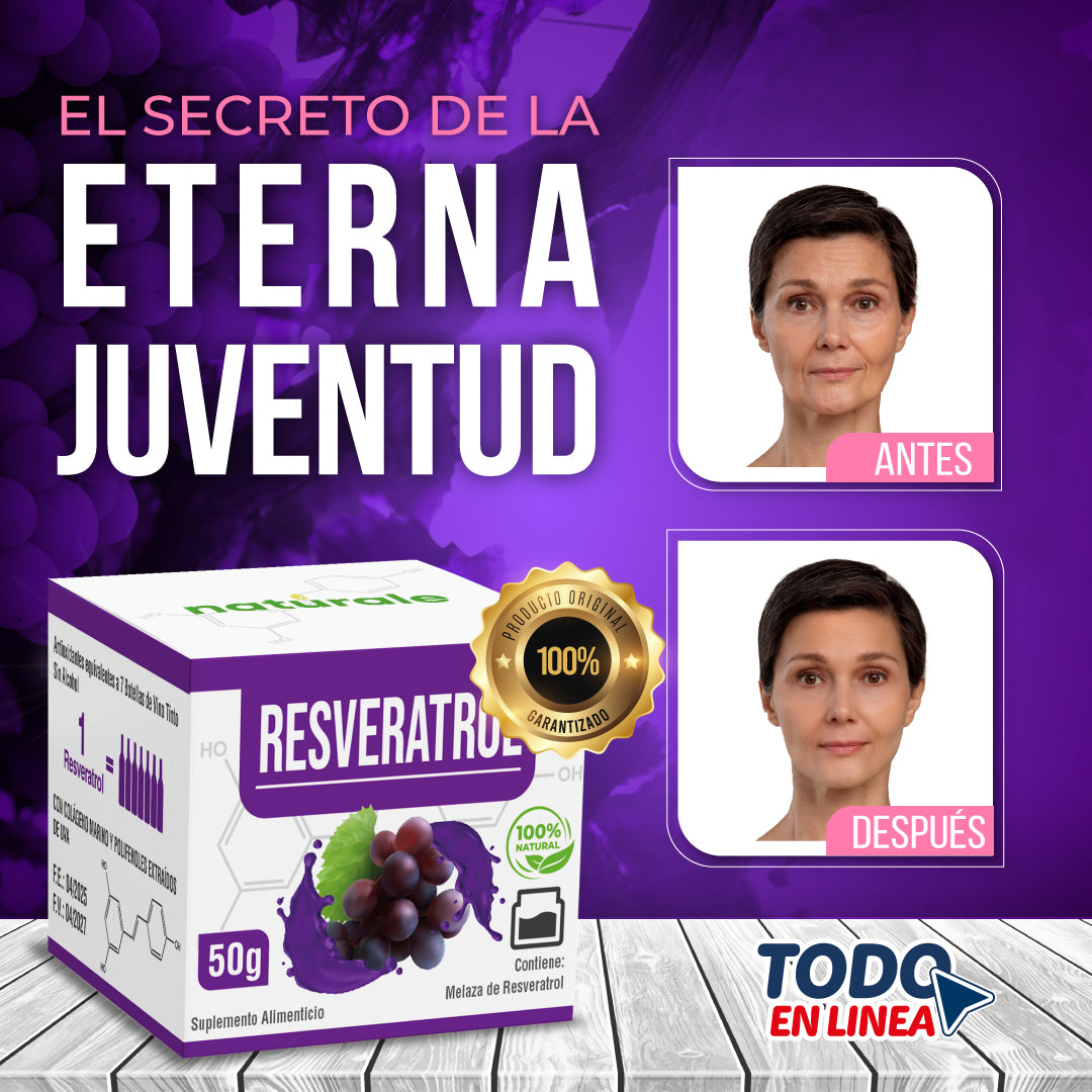 RESVERATROL™ – Máxima Protección Antioxidante para tu Bienestar (50g)